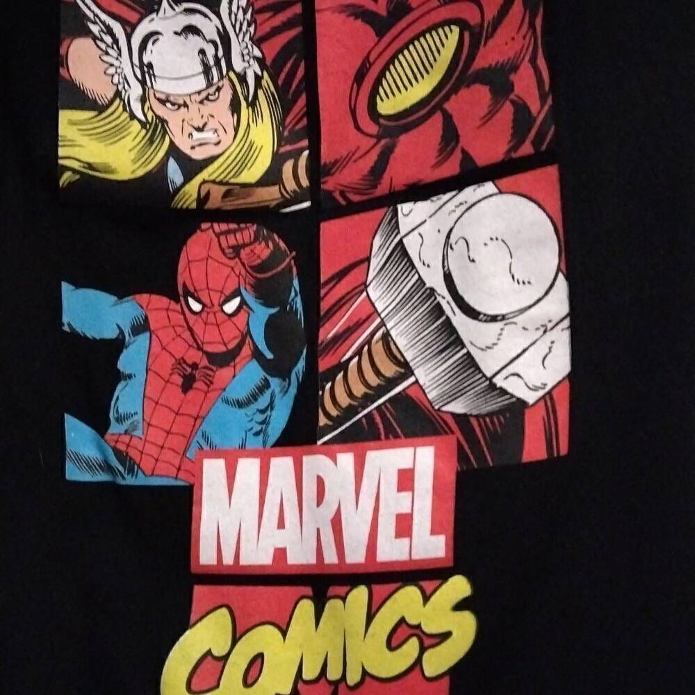 Marvel, Super Hero Sweat Pants, XL, Black, Soft, Lightweight